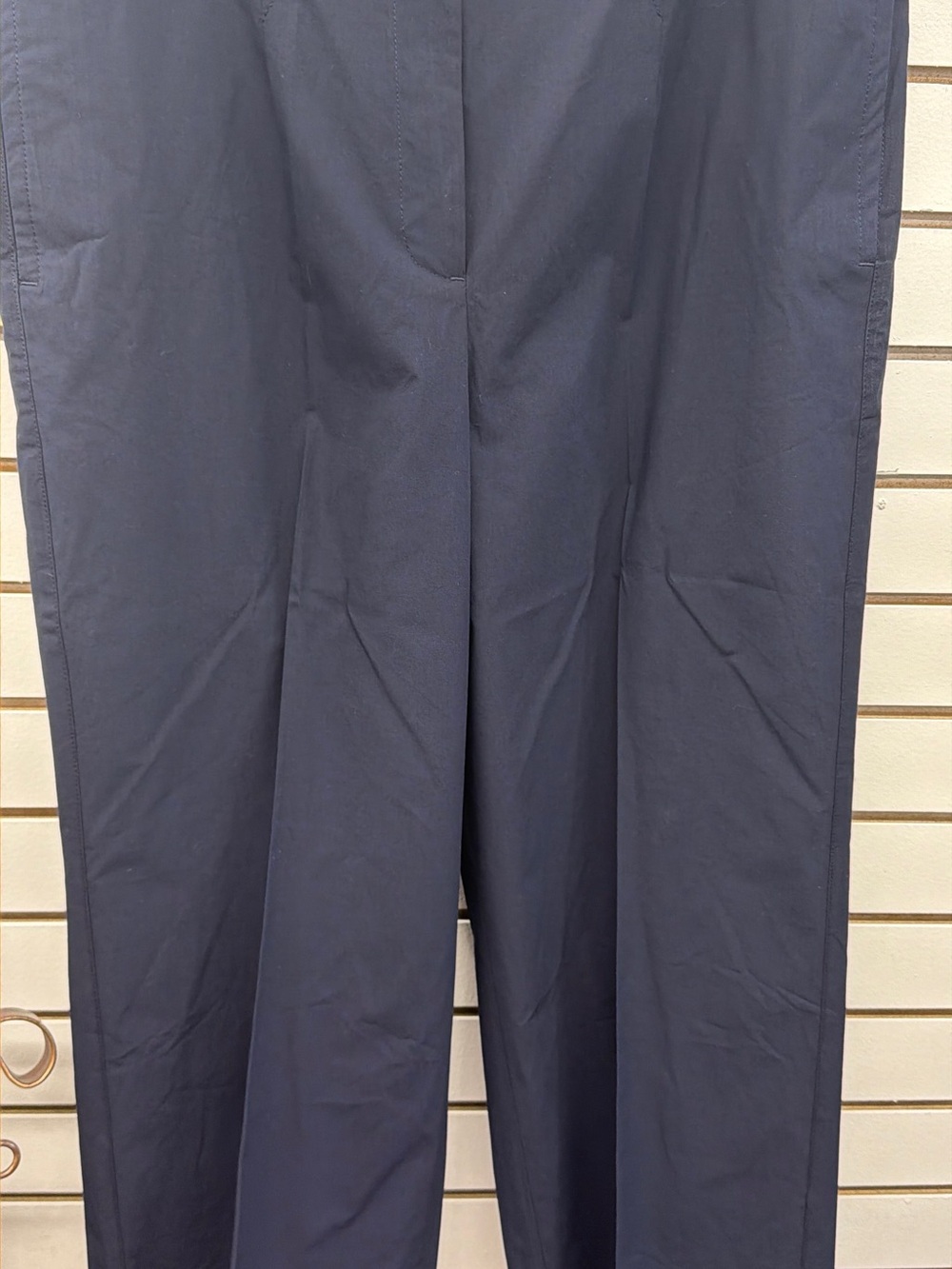 Talbots Petite 14P Navy Wide Leg Career Dress Pants Women’s 14 Petite